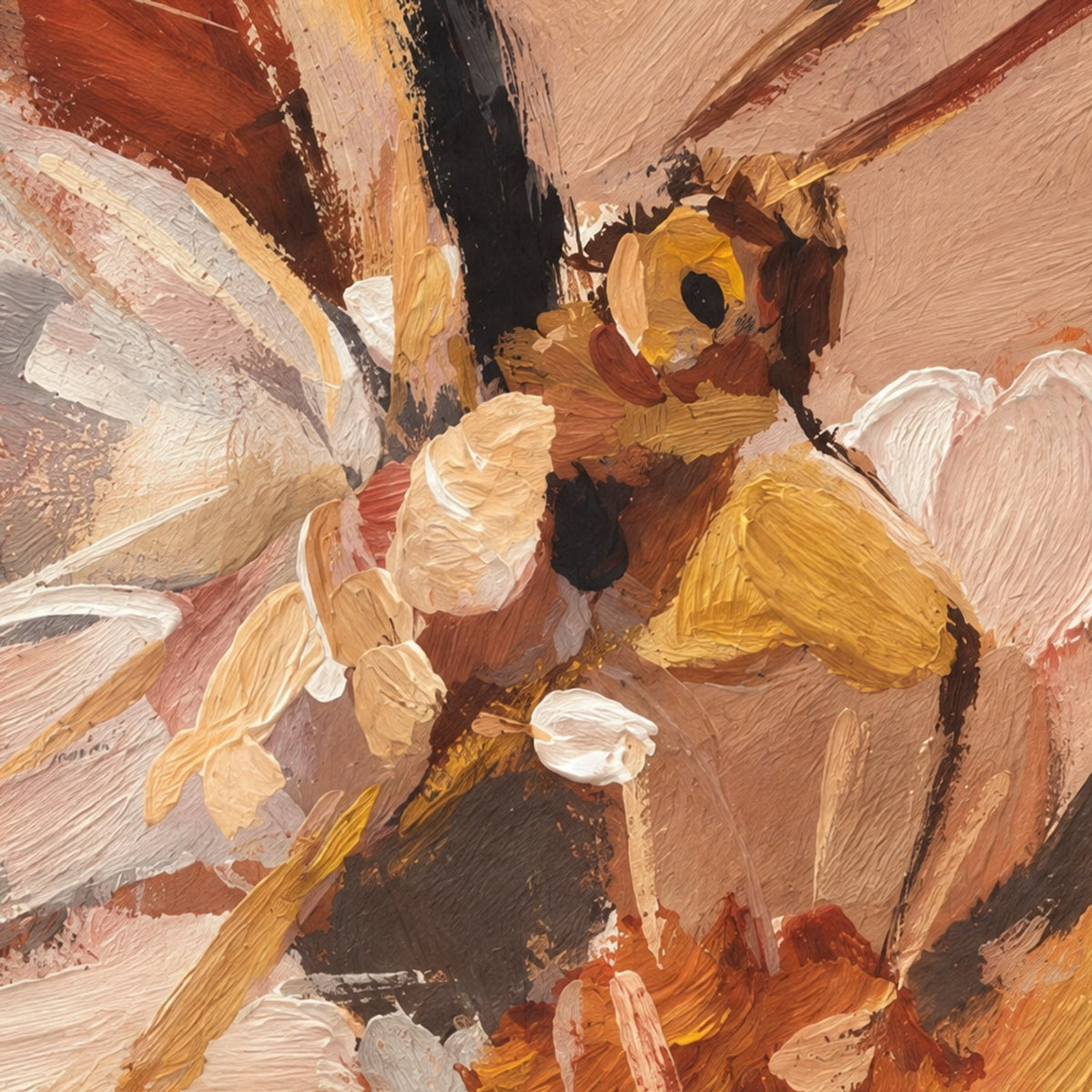Butterfly in Peach Light