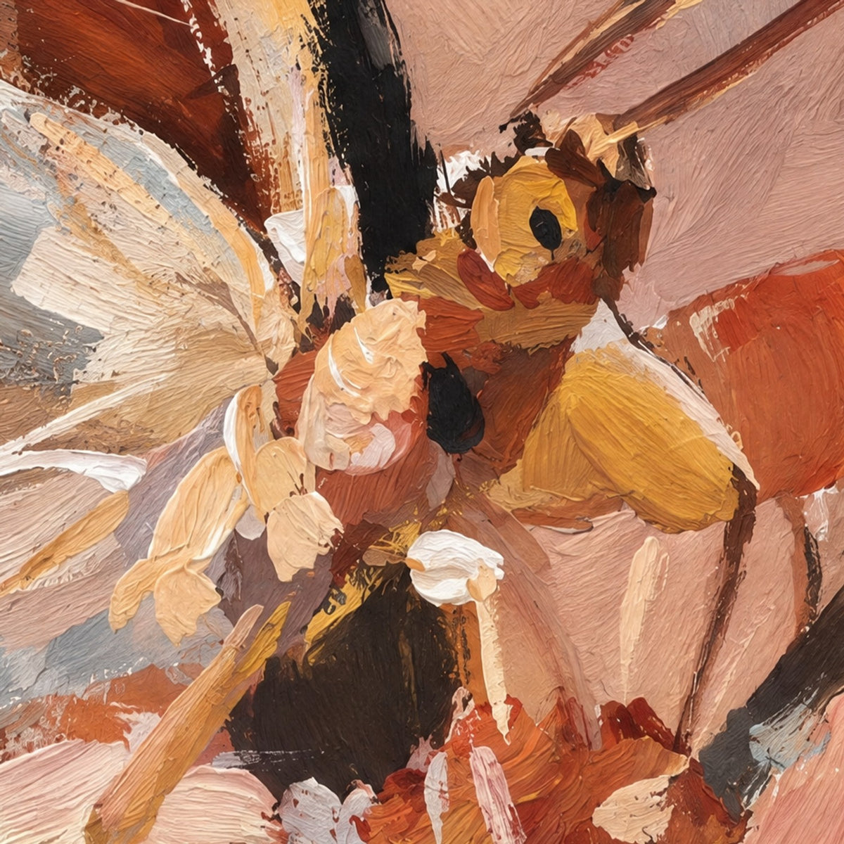 Butterfly in Terracotta Light