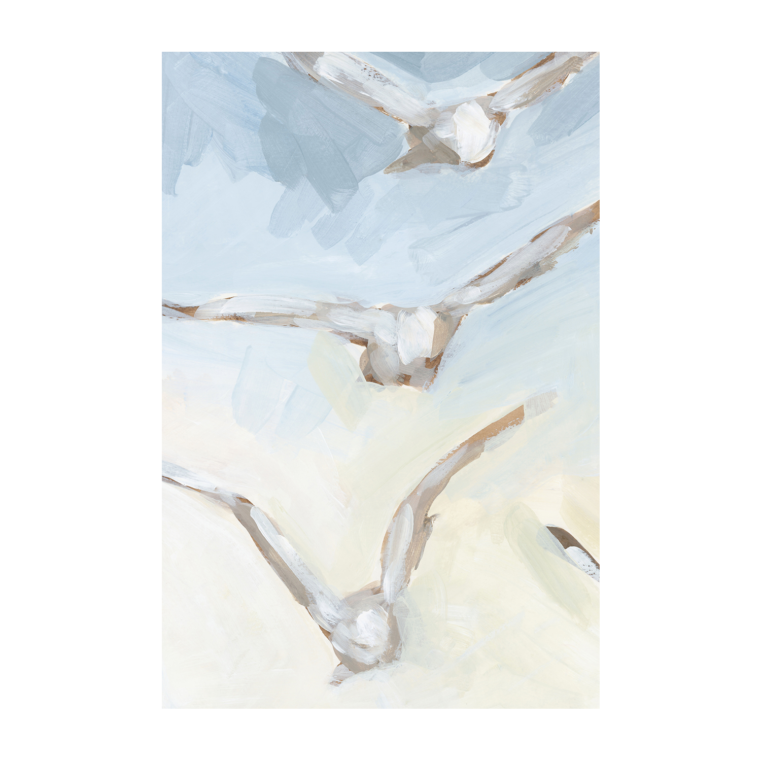 Seagulls In The Haze , Style B