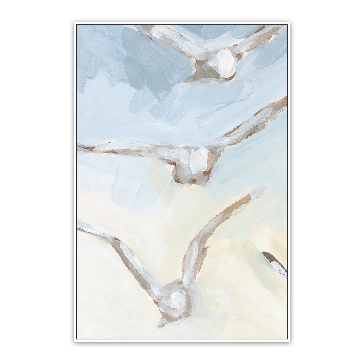 Seagulls In The Haze , Style B, By Emily Wood