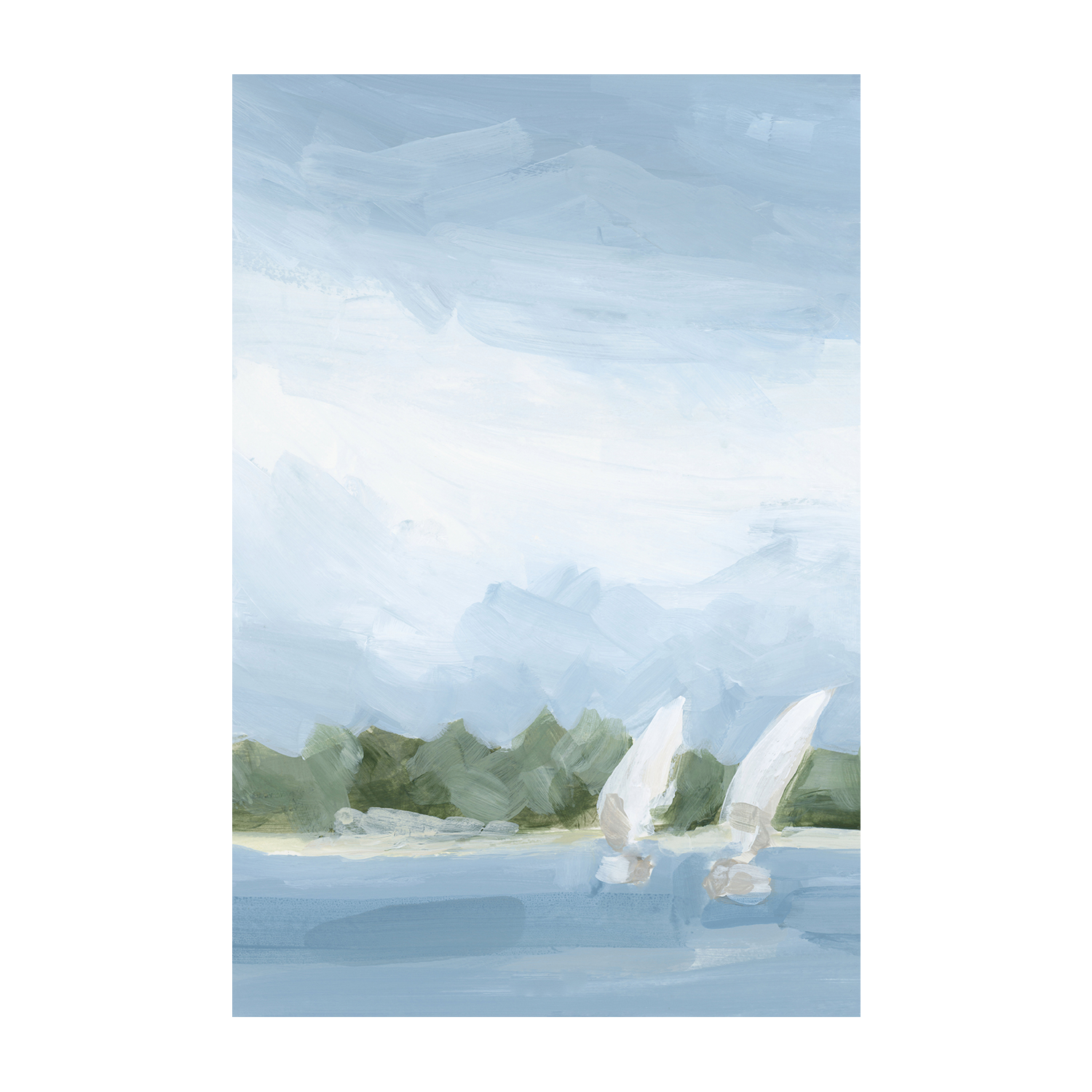 A Peaceful Sail , Style A, By Emily Wood