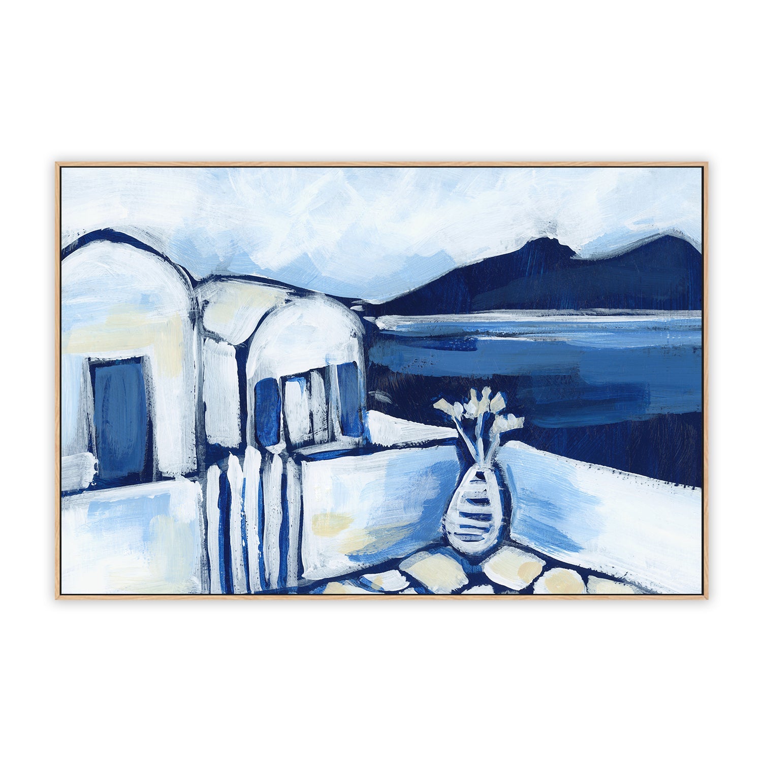 Santorini Views , Style A, By Emily Wood