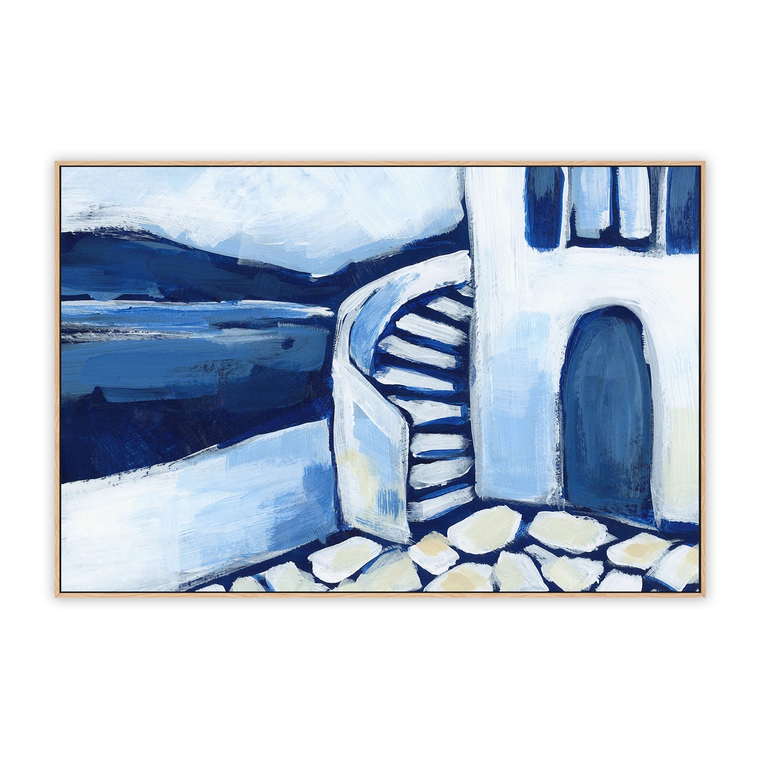Santorini Views , Style B, By Emily Wood