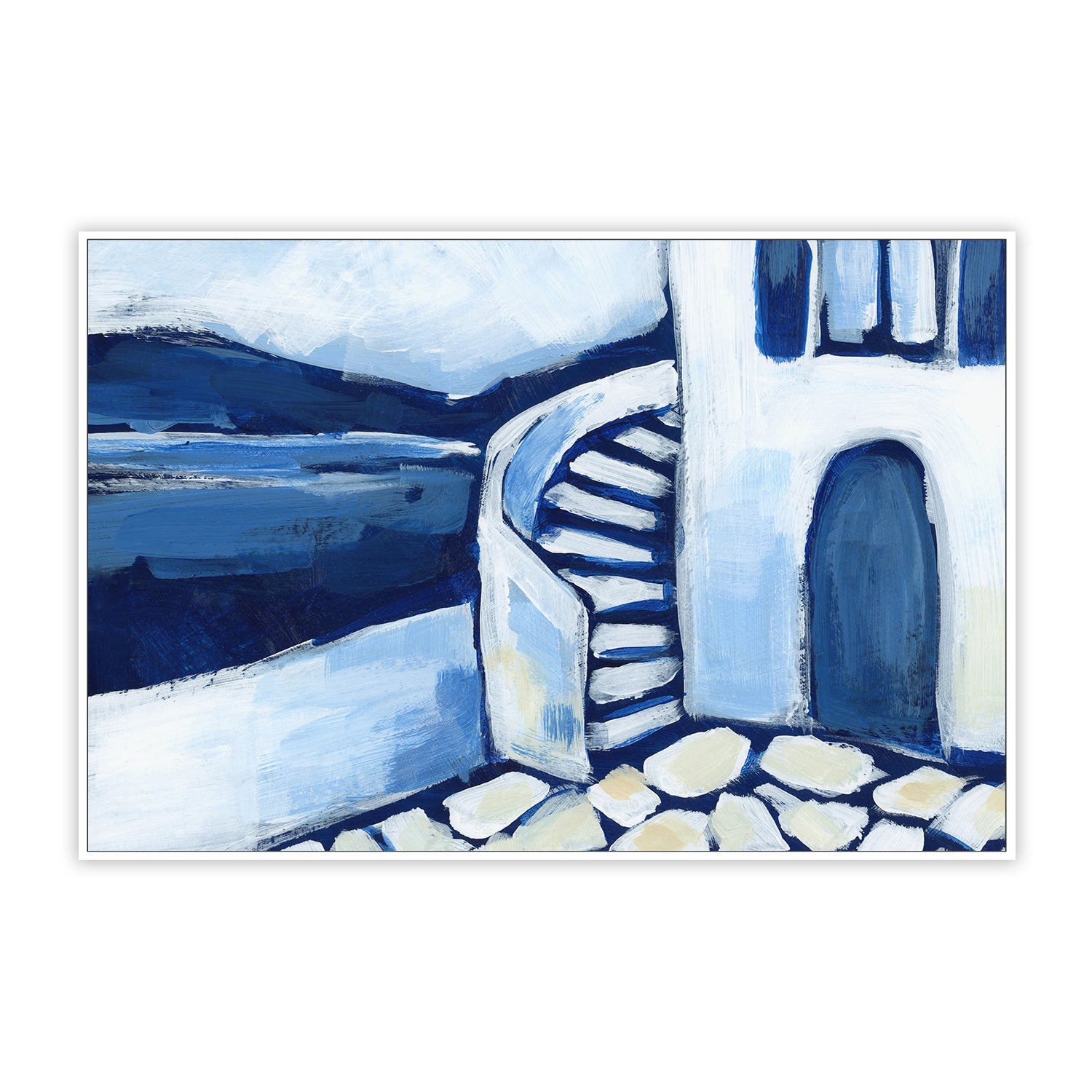 Santorini Views , Style B, By Emily Wood