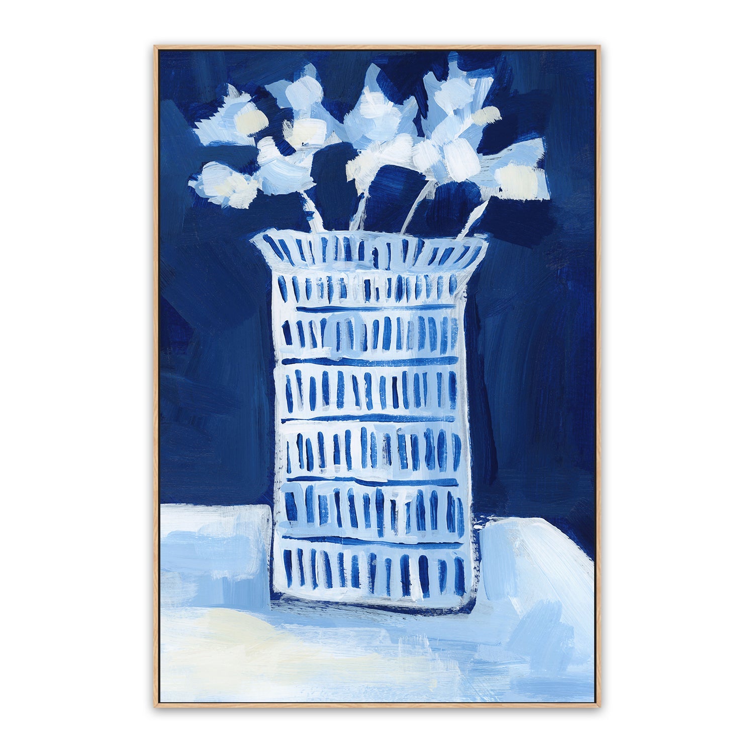 Blue & White Florals , Style D