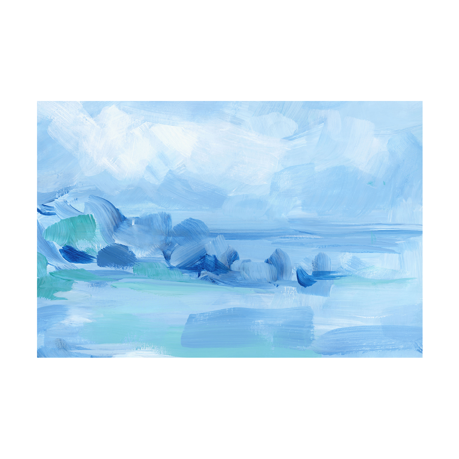 Beach Abstract , Style A