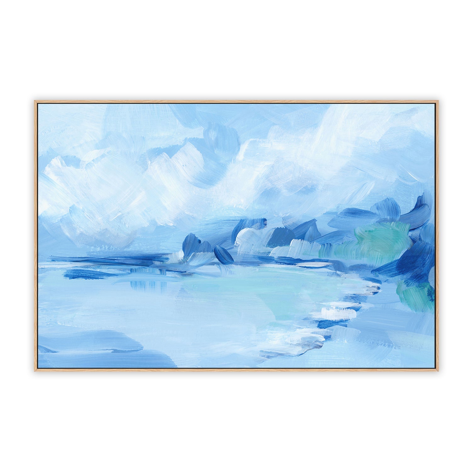 Beach Abstract , Style B, By Emily Wood