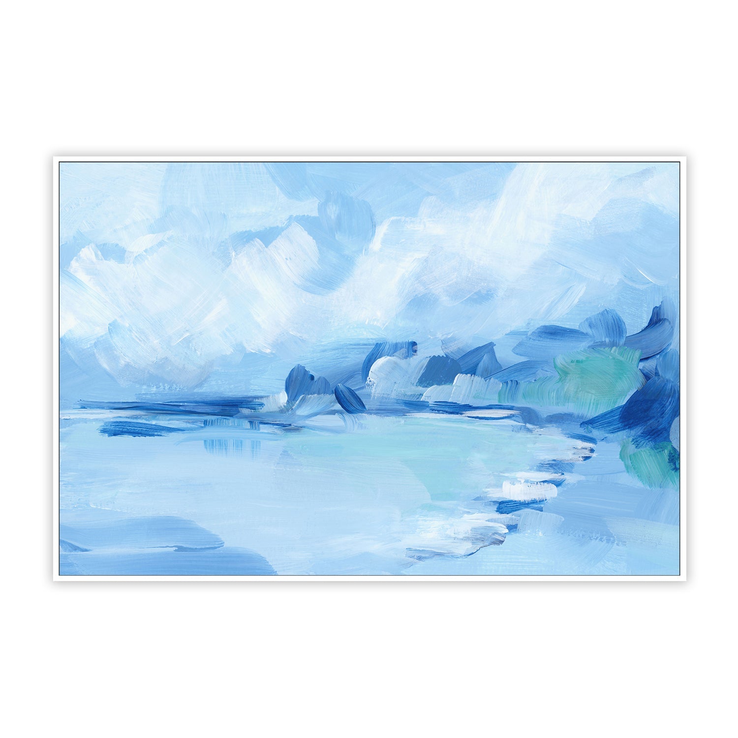 Beach Abstract , Style B, By Emily Wood