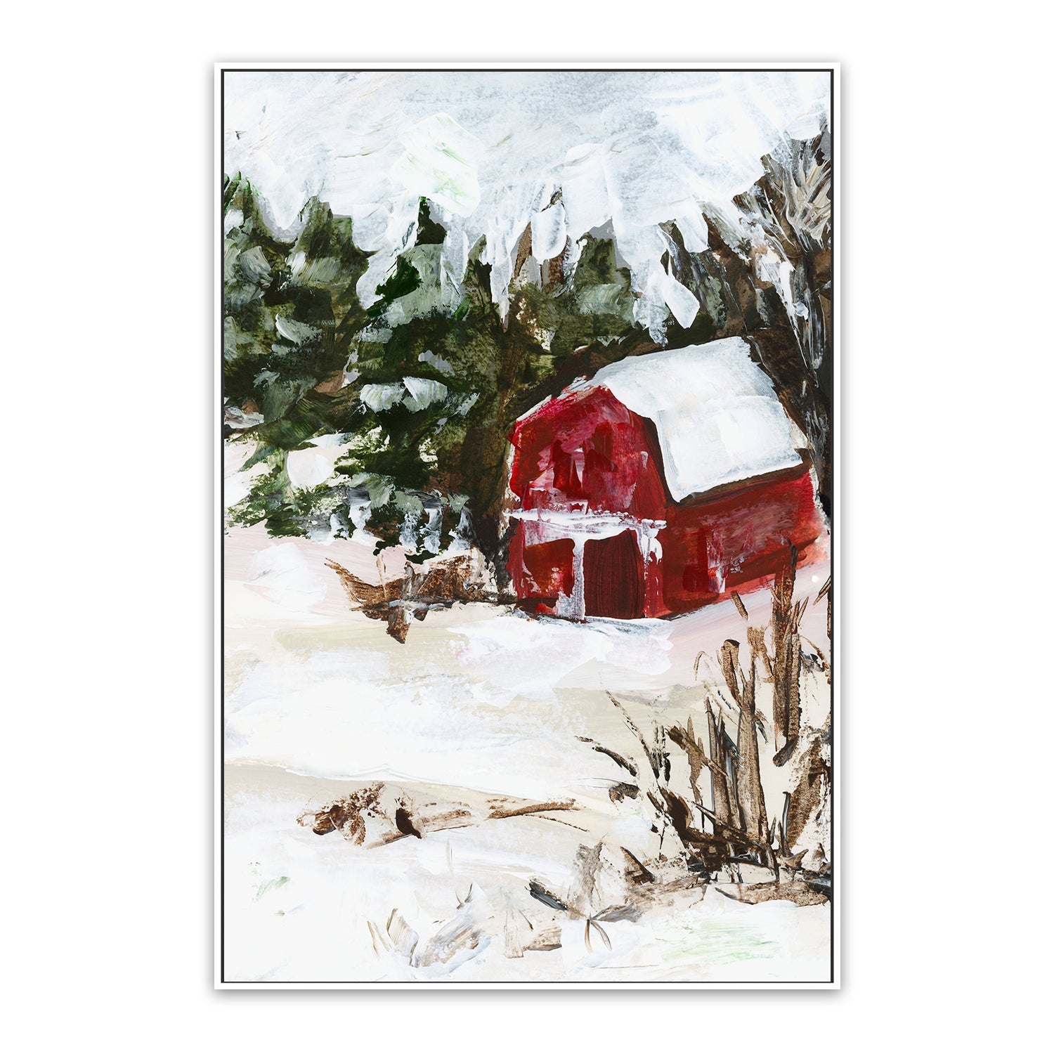 Snowy Trails, Style C, By Emily Wood
