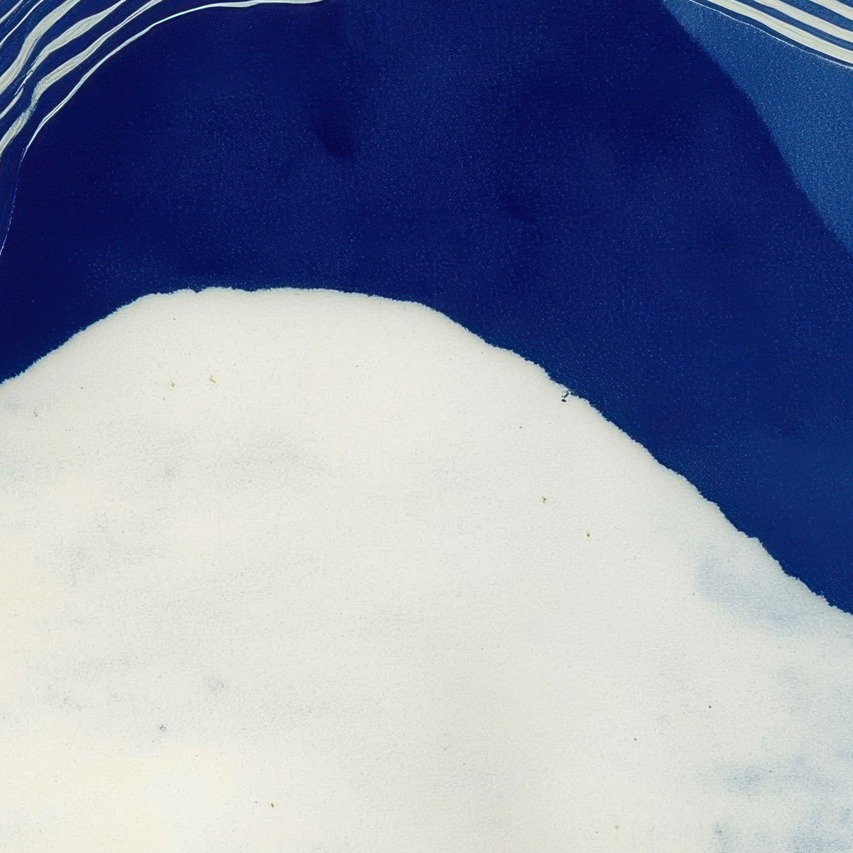 Indigo Contour Line Hills