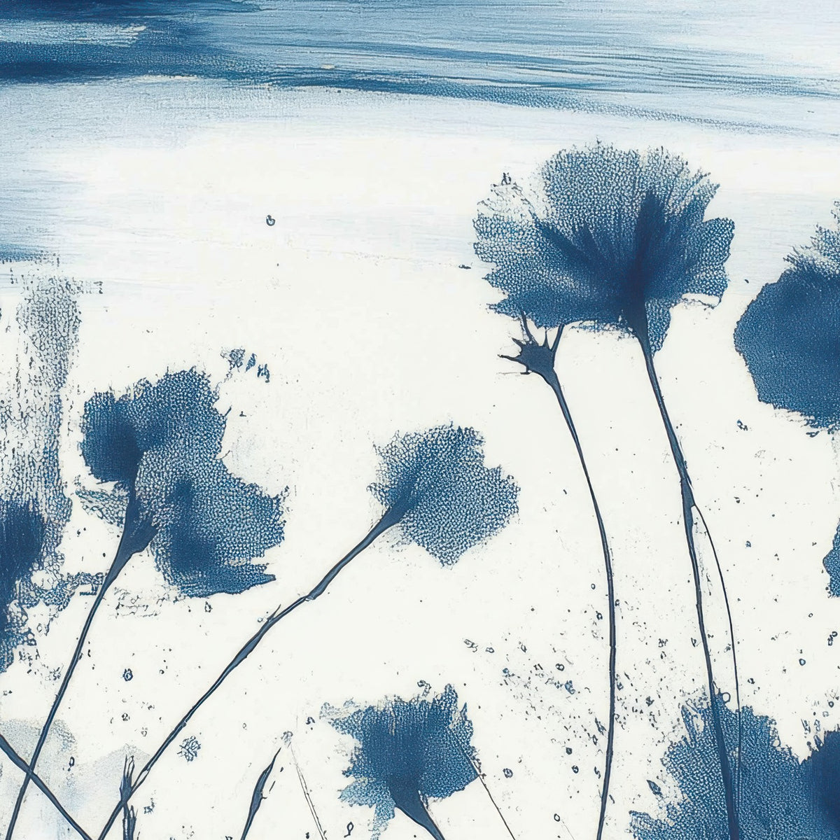 Coastal Wildflowers at Dusk