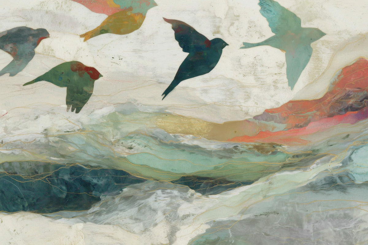 Birds Over Golden Hills
