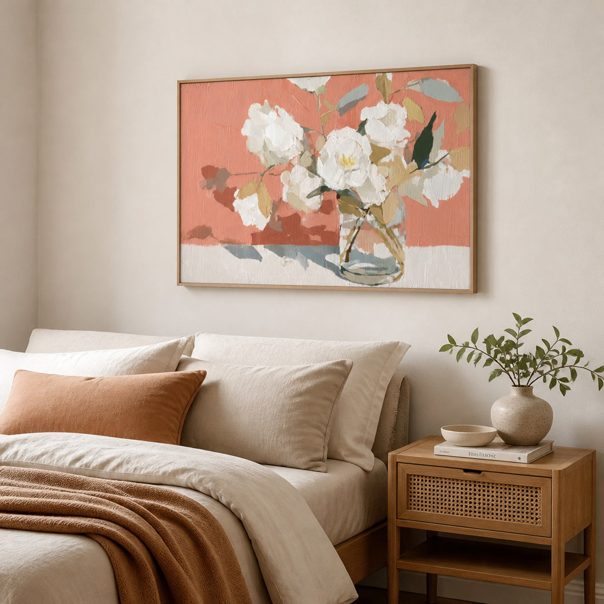 Garden Roses in Vase