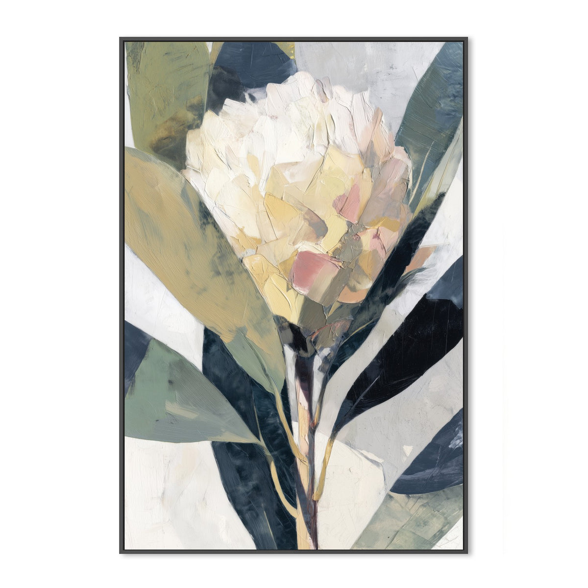 Cream Bloom with Textured Petals