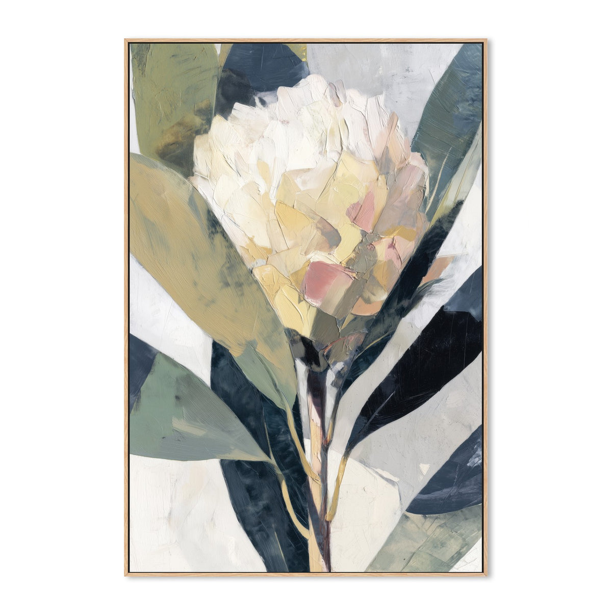 Cream Bloom with Textured Petals