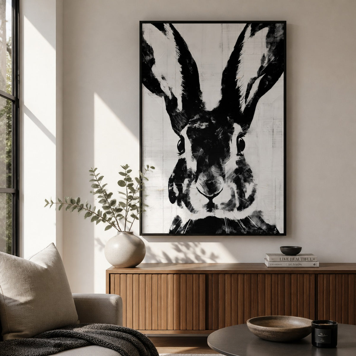 Rabbit Close Gaze