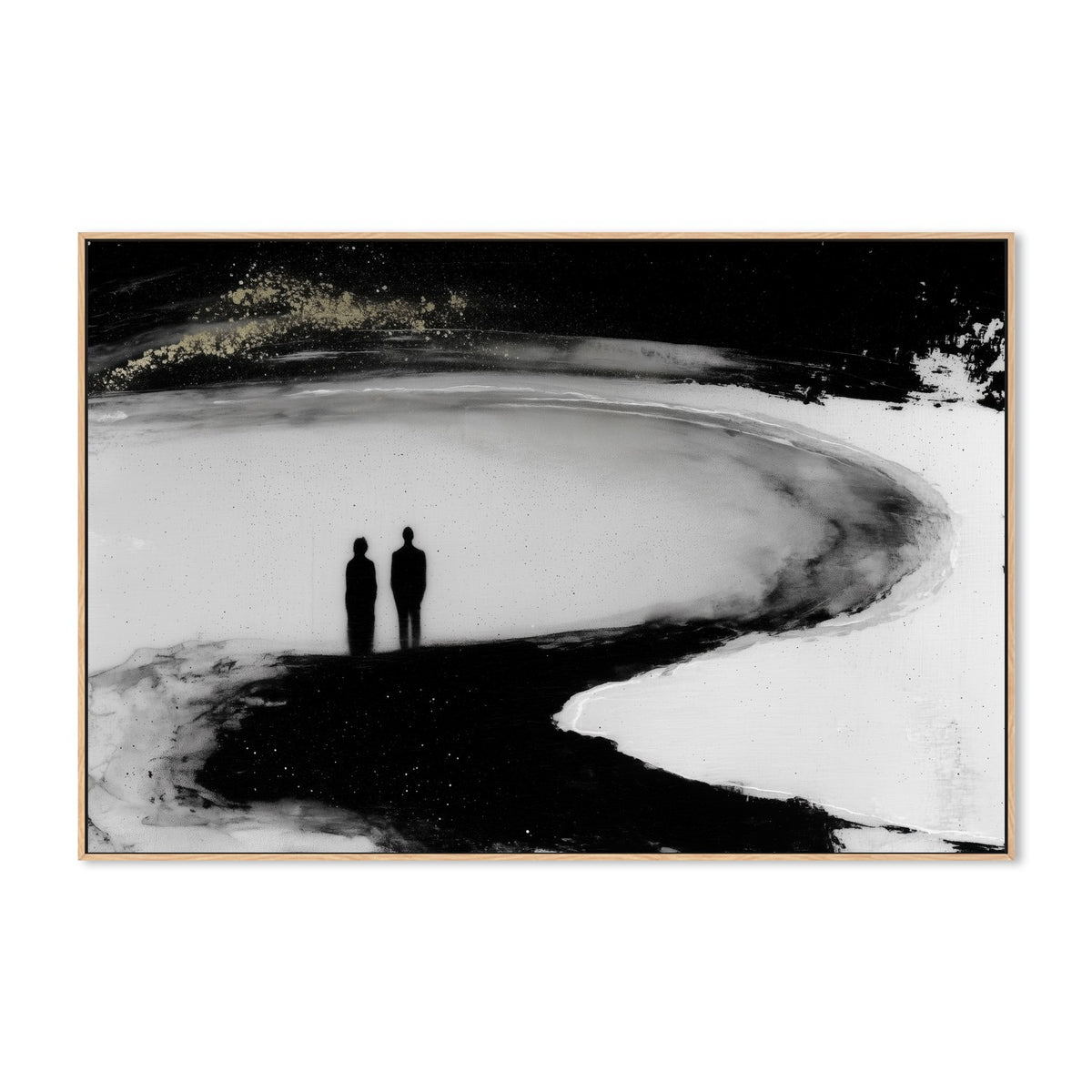 Couple Silhouette on Beach