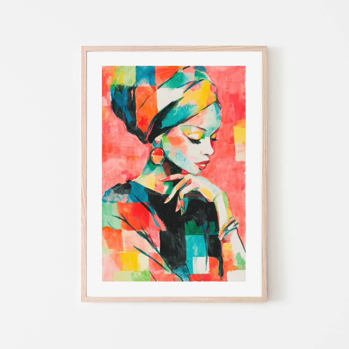 Elegant Woman with Turban