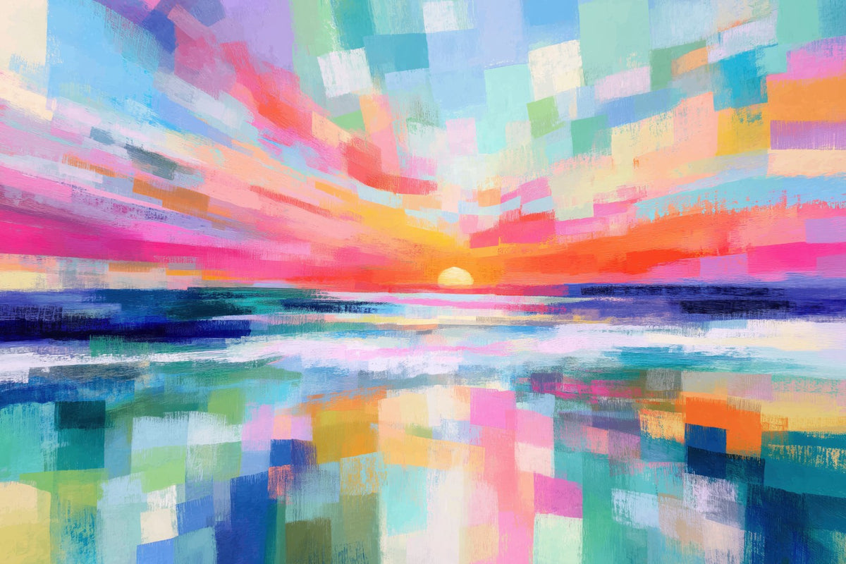 Ocean Sunset Mosaic