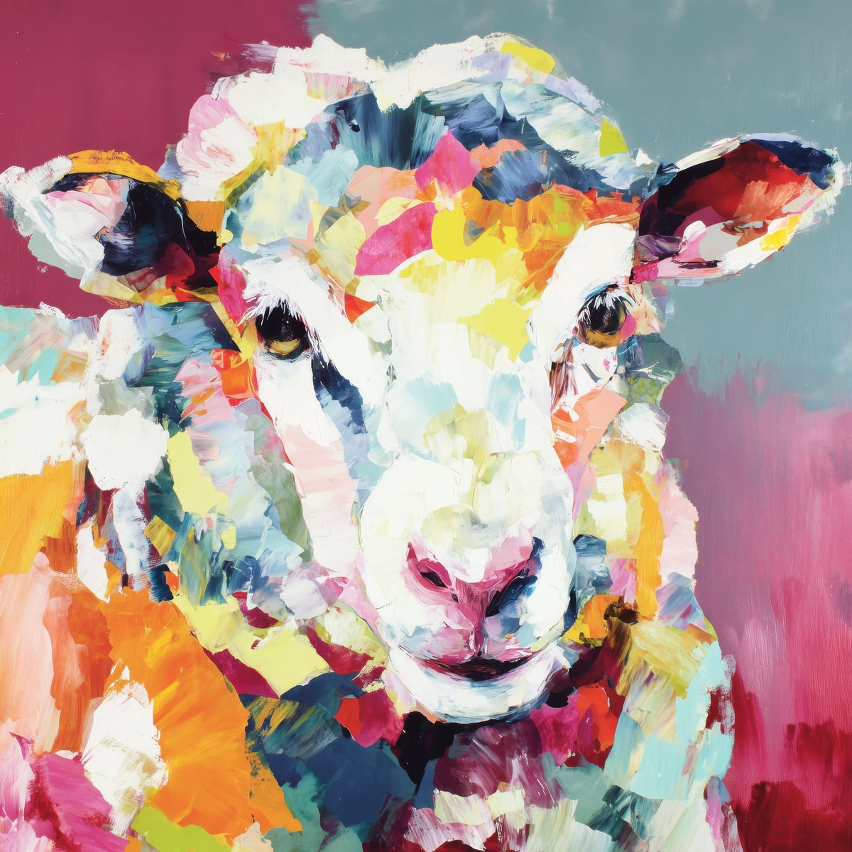 Sheep in Confetti