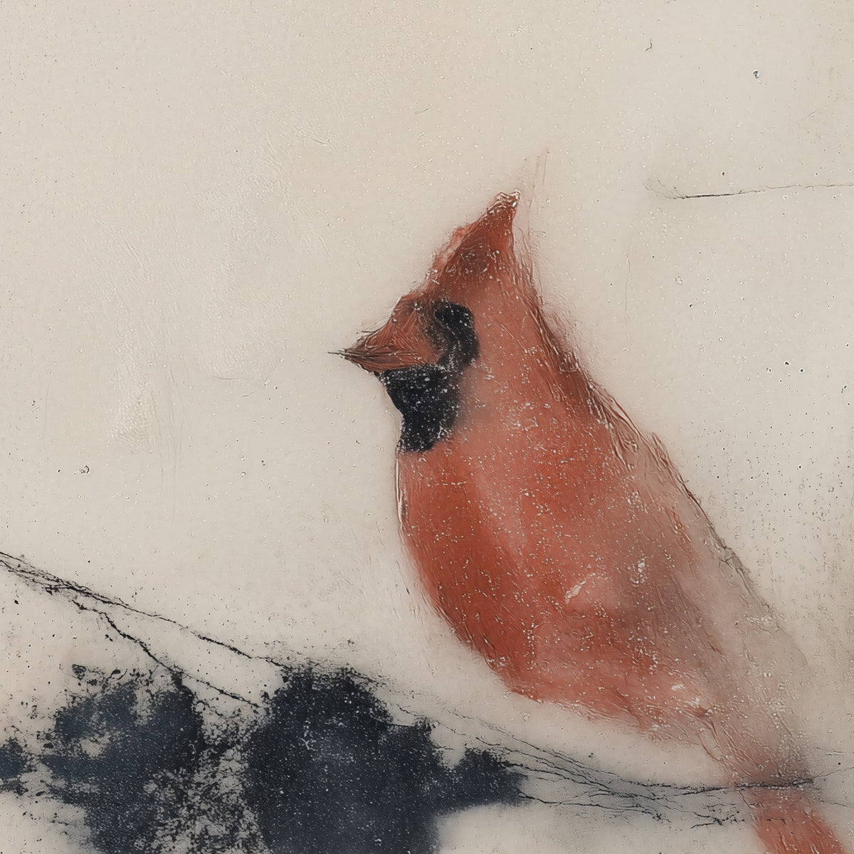 Red Cardinal Pair Branches