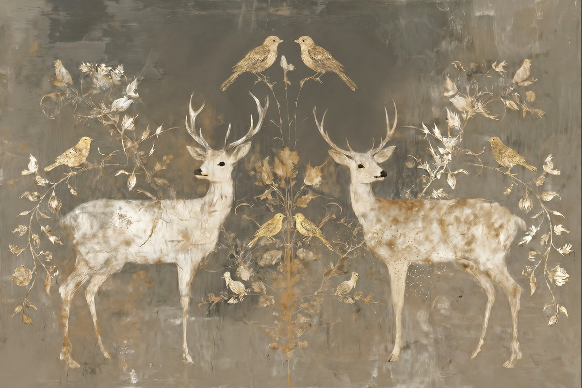 Mirrored Fawn Pair