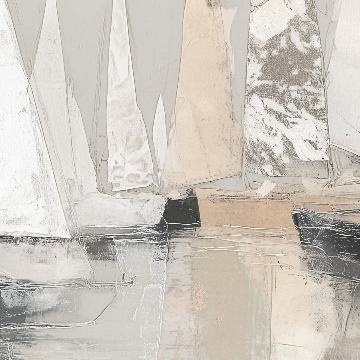 Sailboat Cluster At Bay
