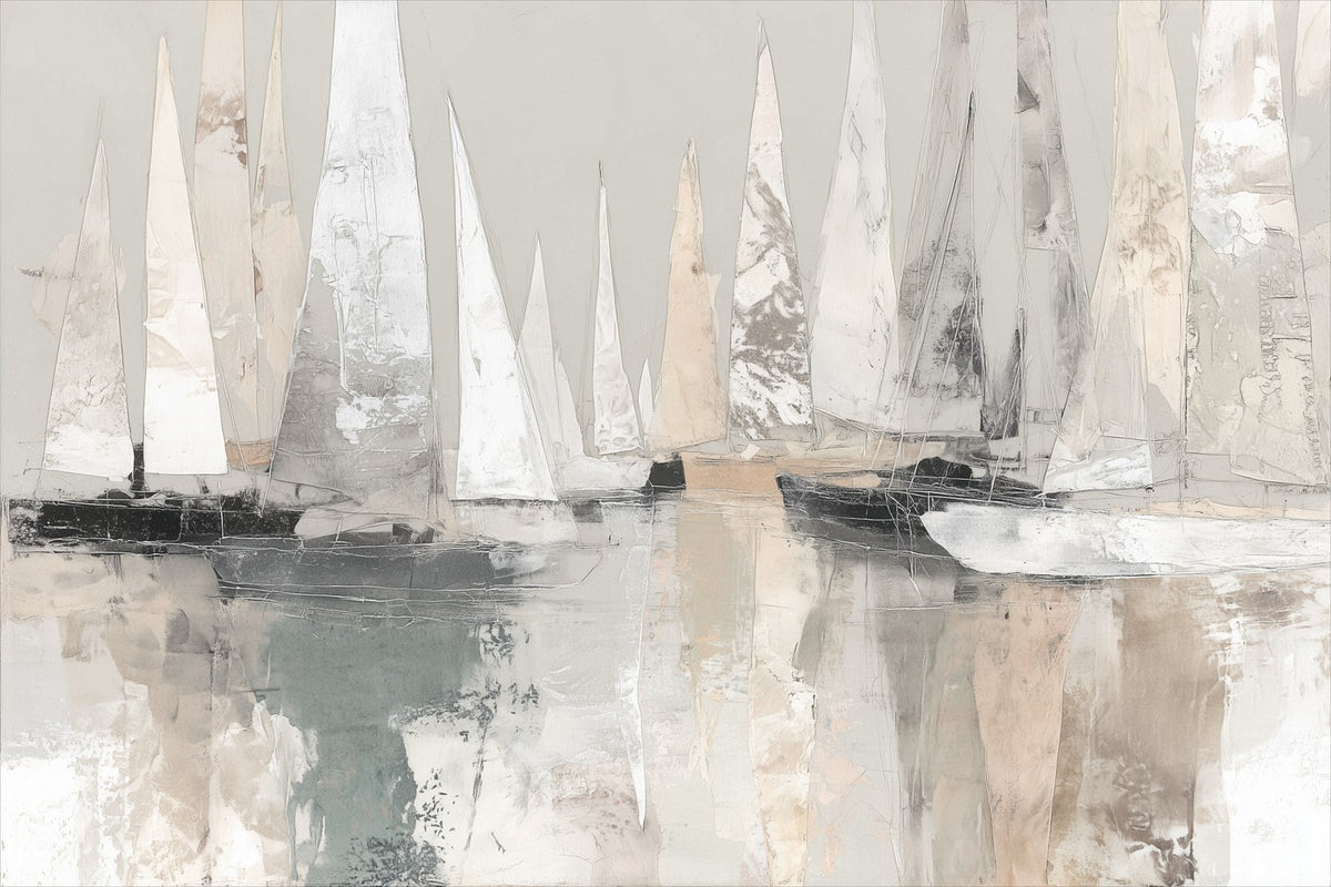 Sailboat Cluster At Bay
