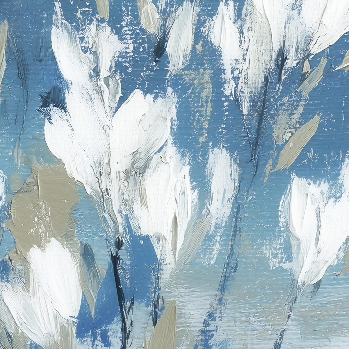 Magnolias Above Cobalt Water