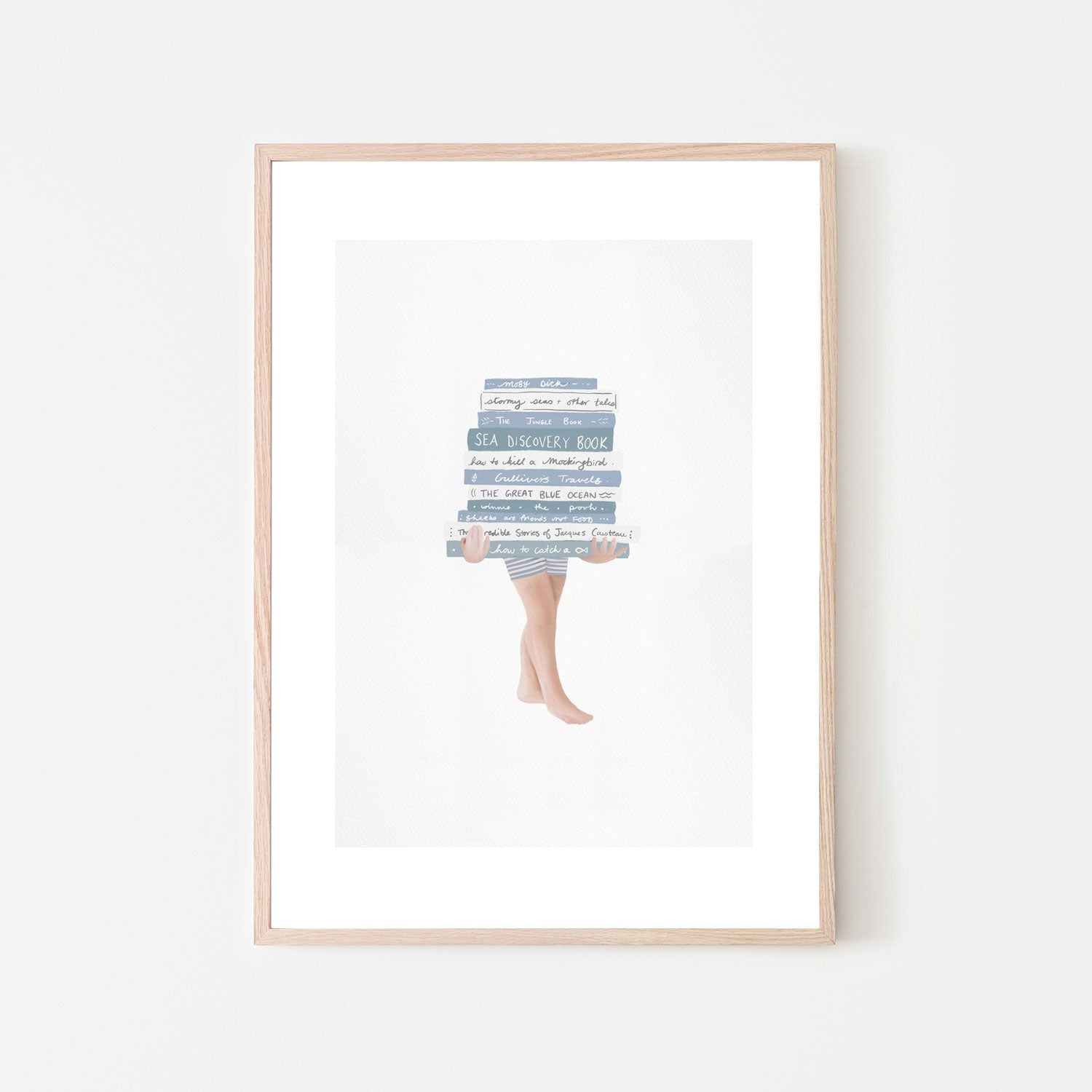 Boy With Books , By Leah Straatsma