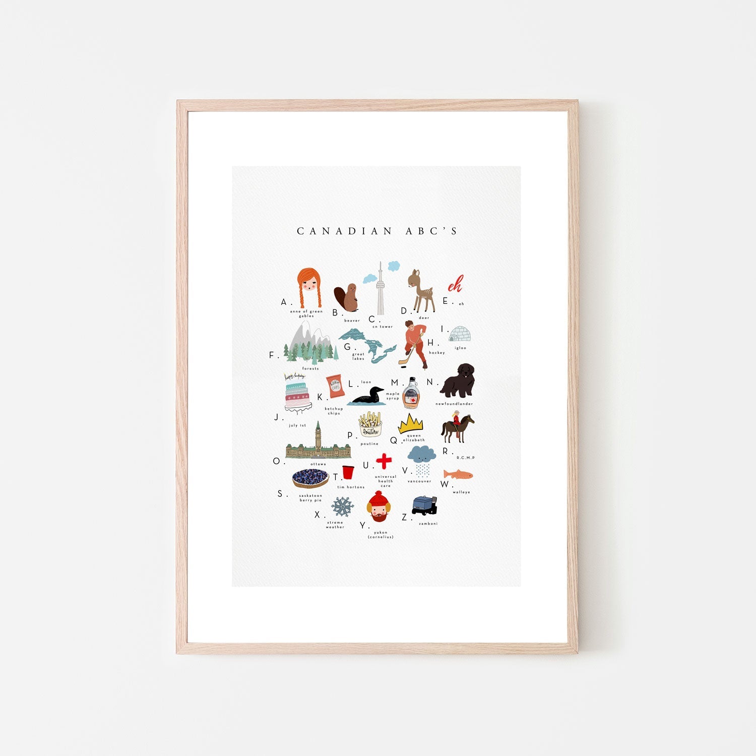 Canadian ABCs , By Leah Straatsma