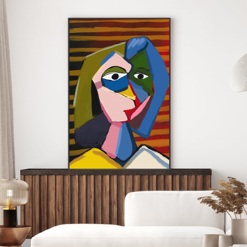 Potrait inspired by picasso