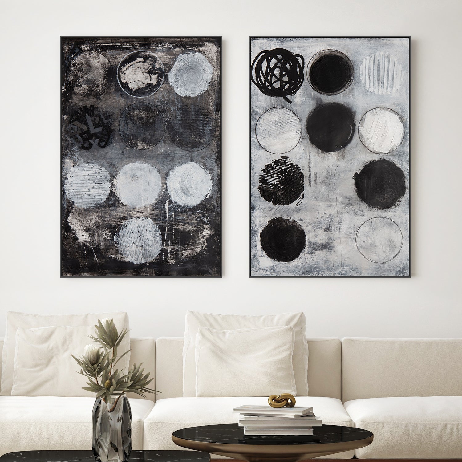 Sharp Turns, Style A & B, Set Of 2 , By Filippo Loco