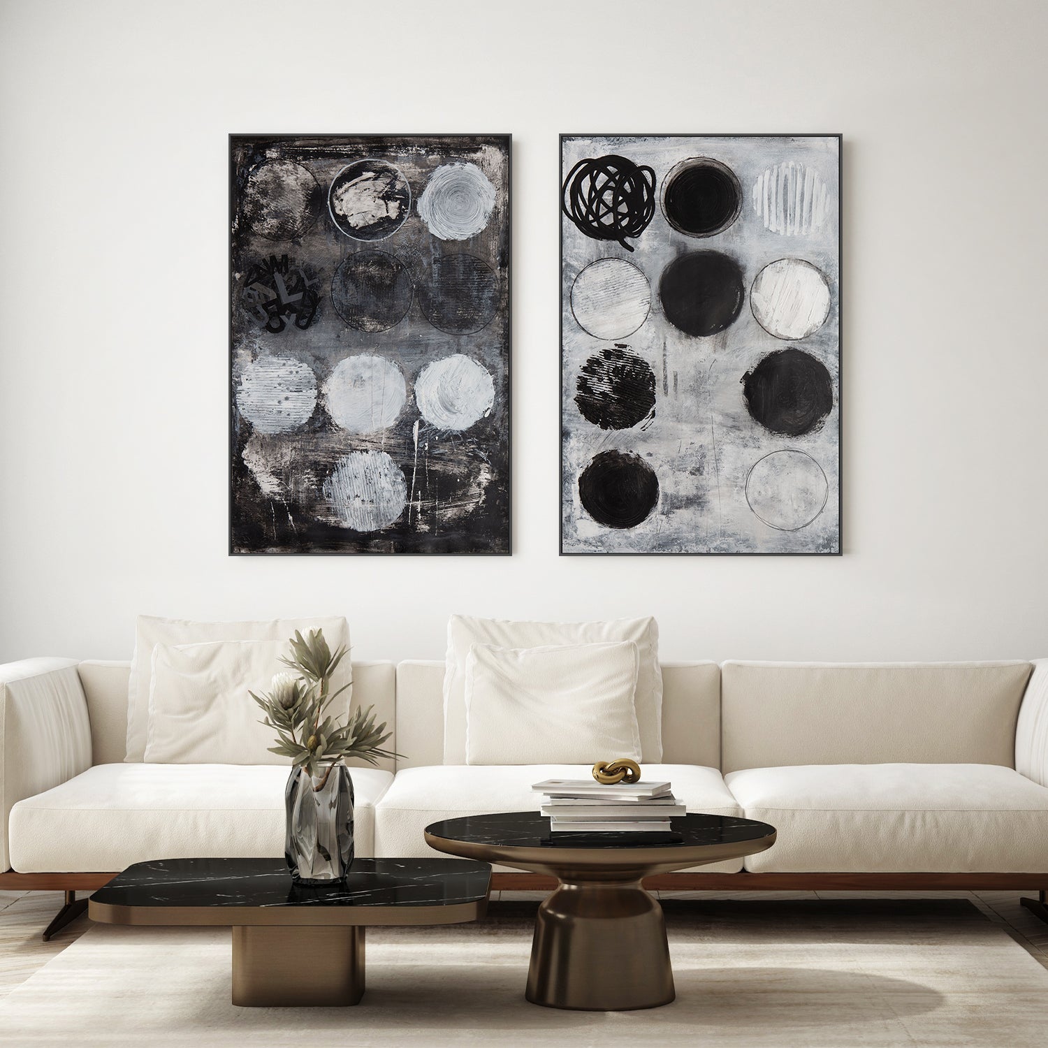 Sharp Turns, Style A & B, Set Of 2 , By Filippo Loco