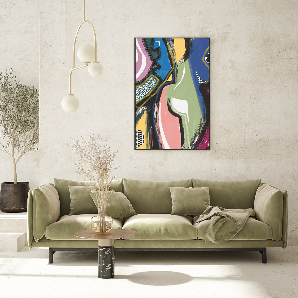 Colourful Abstract Silhouette