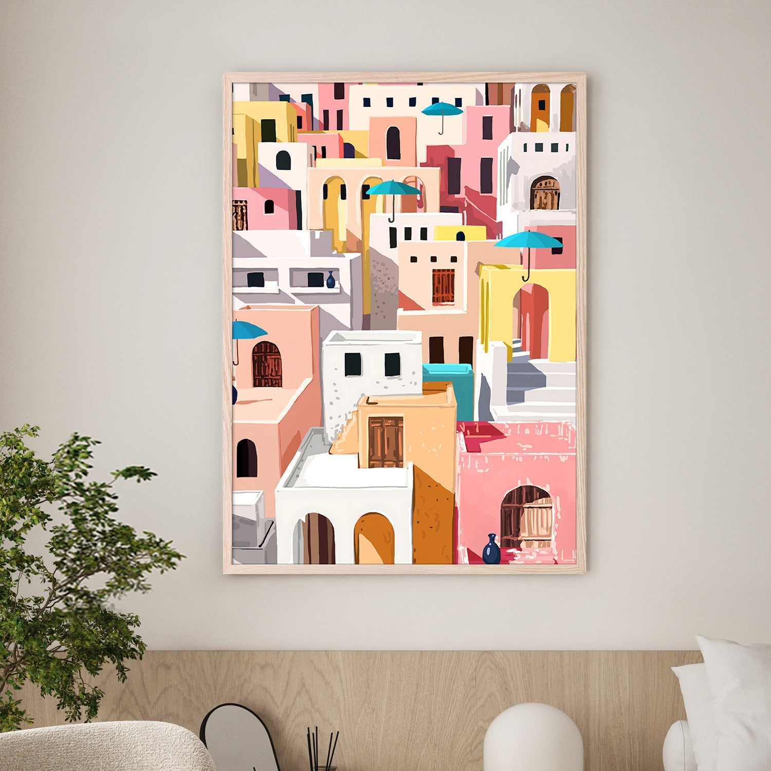 Pastel Cityscape