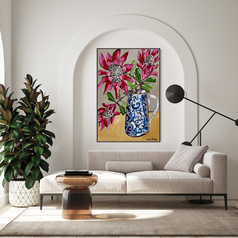 Perfect Proteas , By Julia Abbey