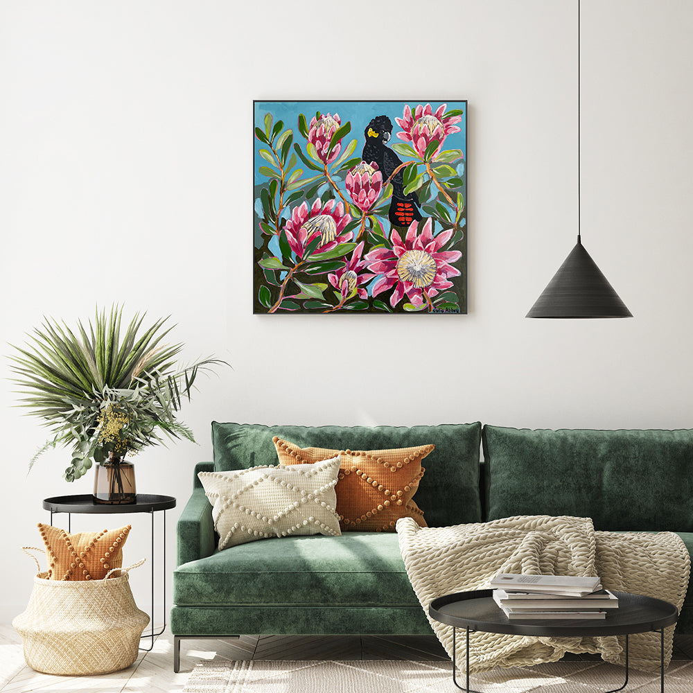 Protea Paradise , By Julia Abbey