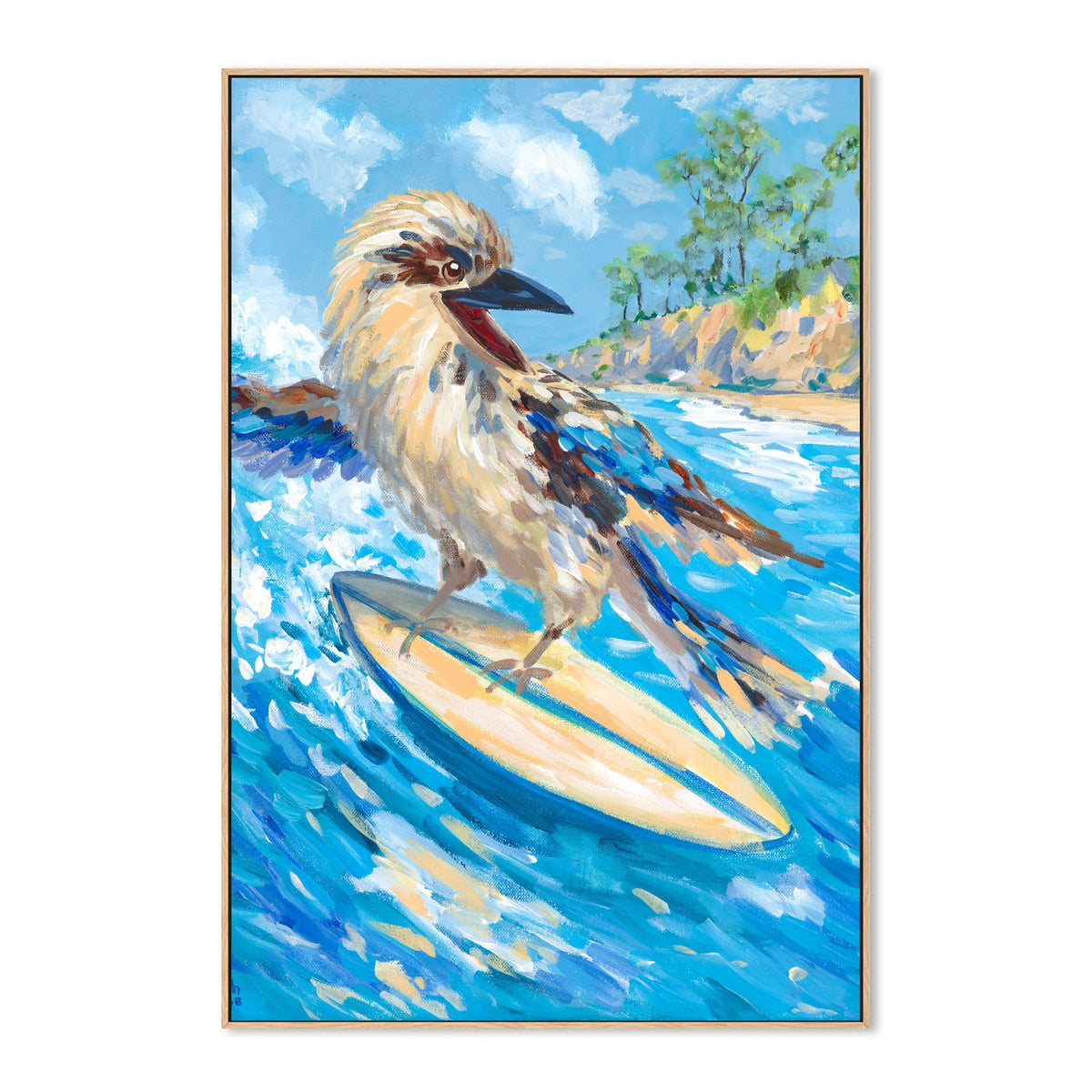 Surfing Kookaburra