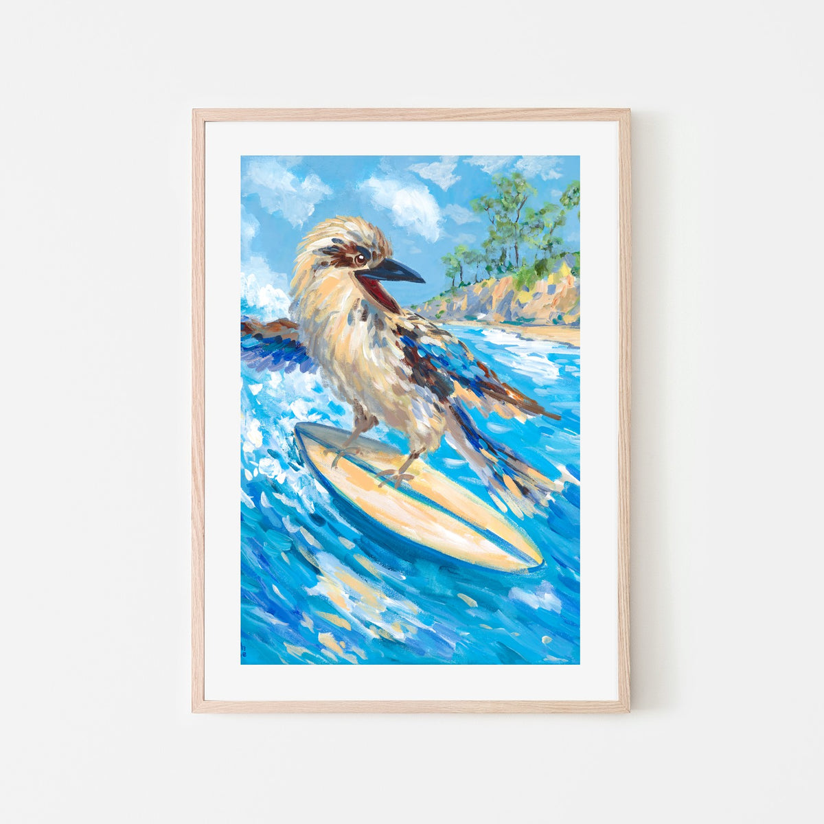 Surfing Kookaburra