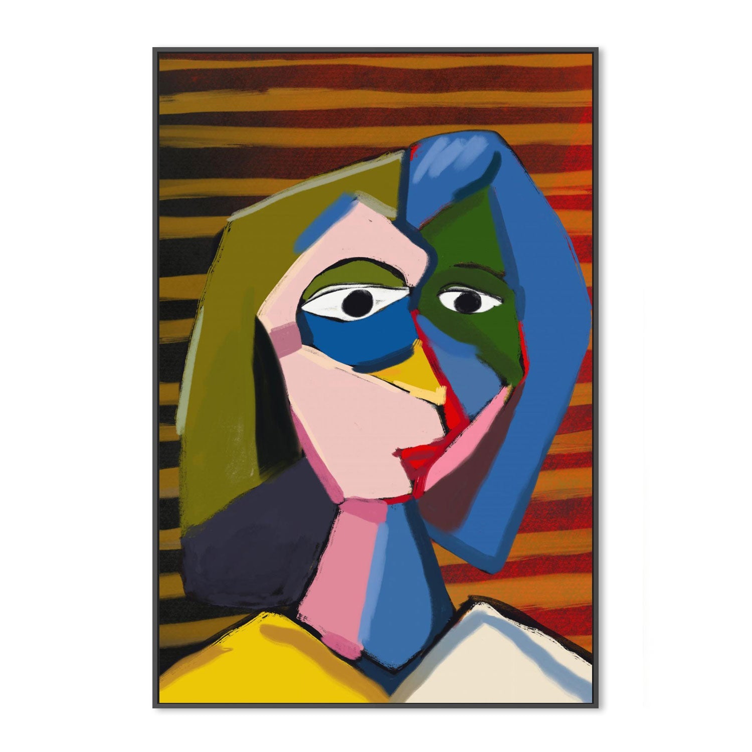 Potrait inspired by picasso