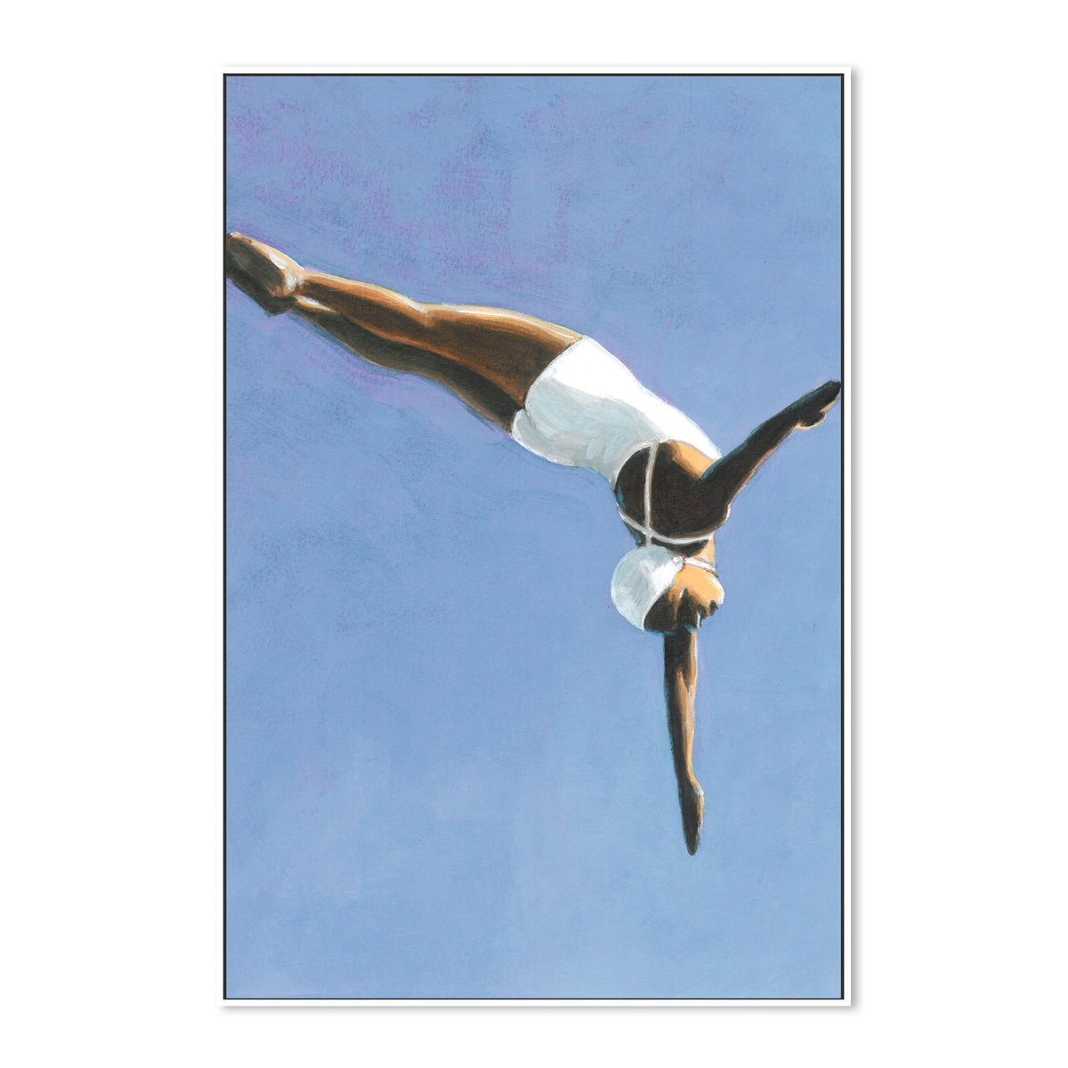Diver in White