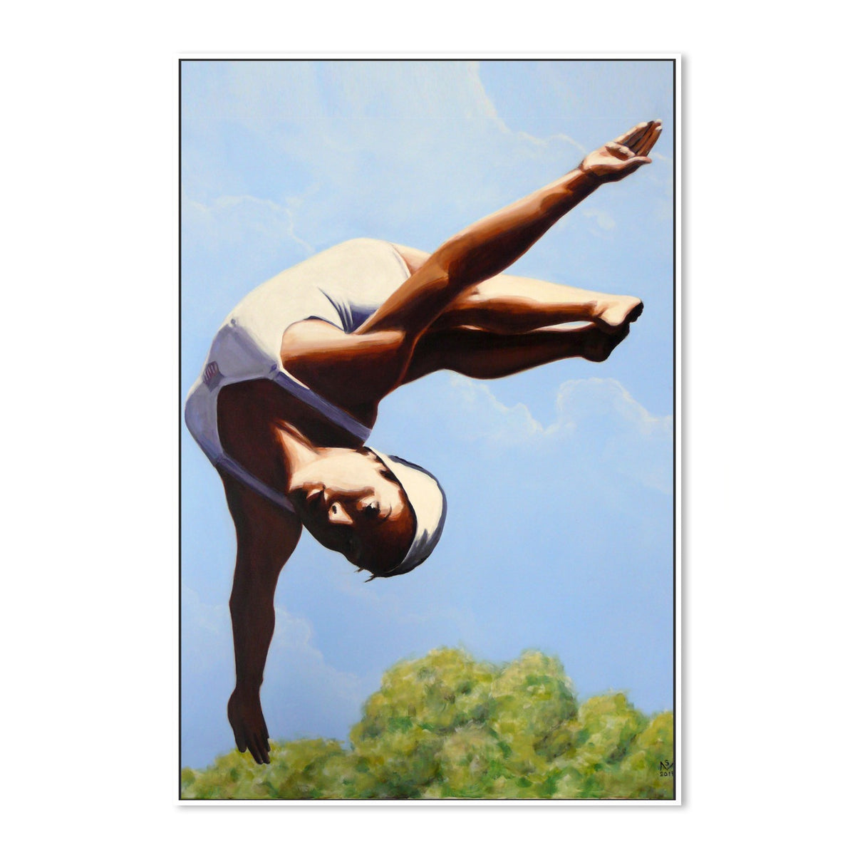 Diver Above Treetops III