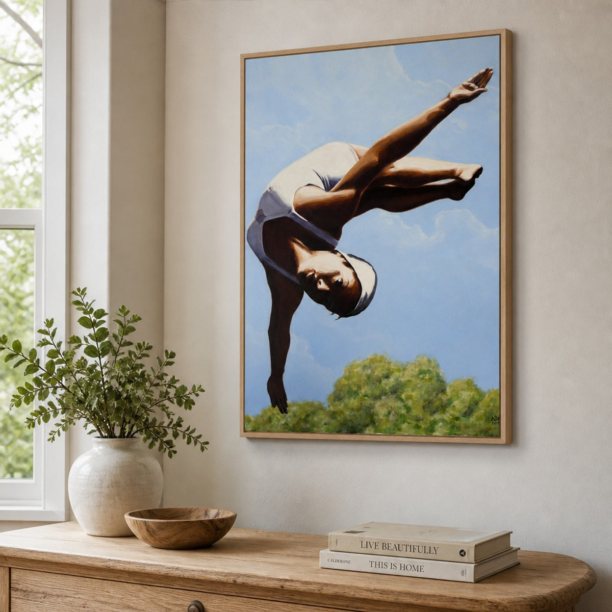Diver Above Treetops III