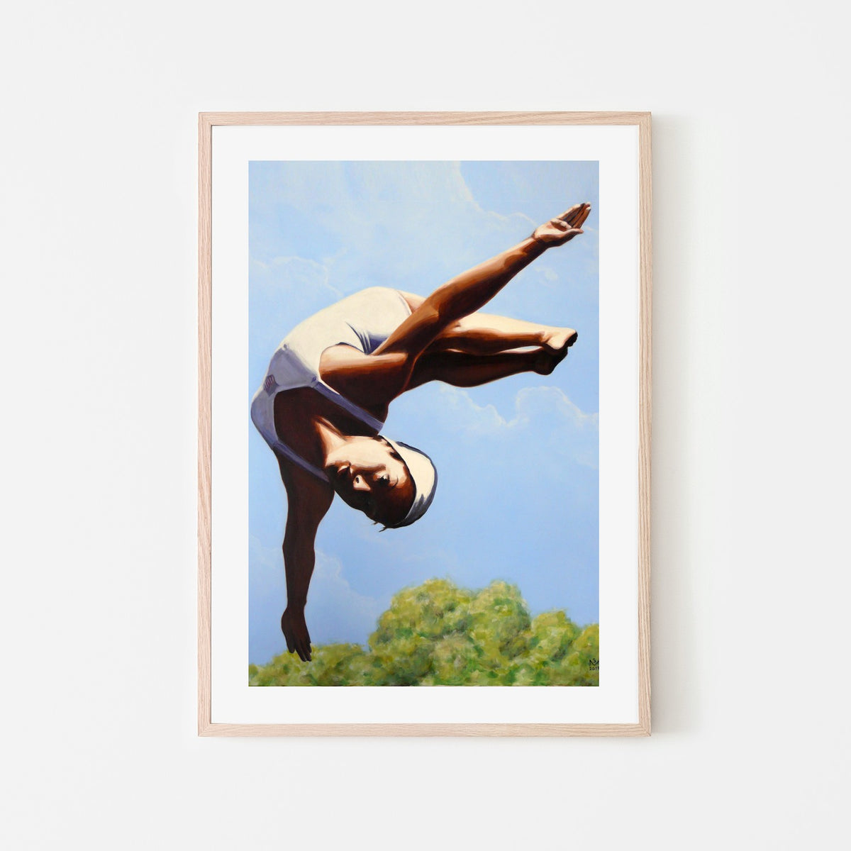 Diver Above Treetops III
