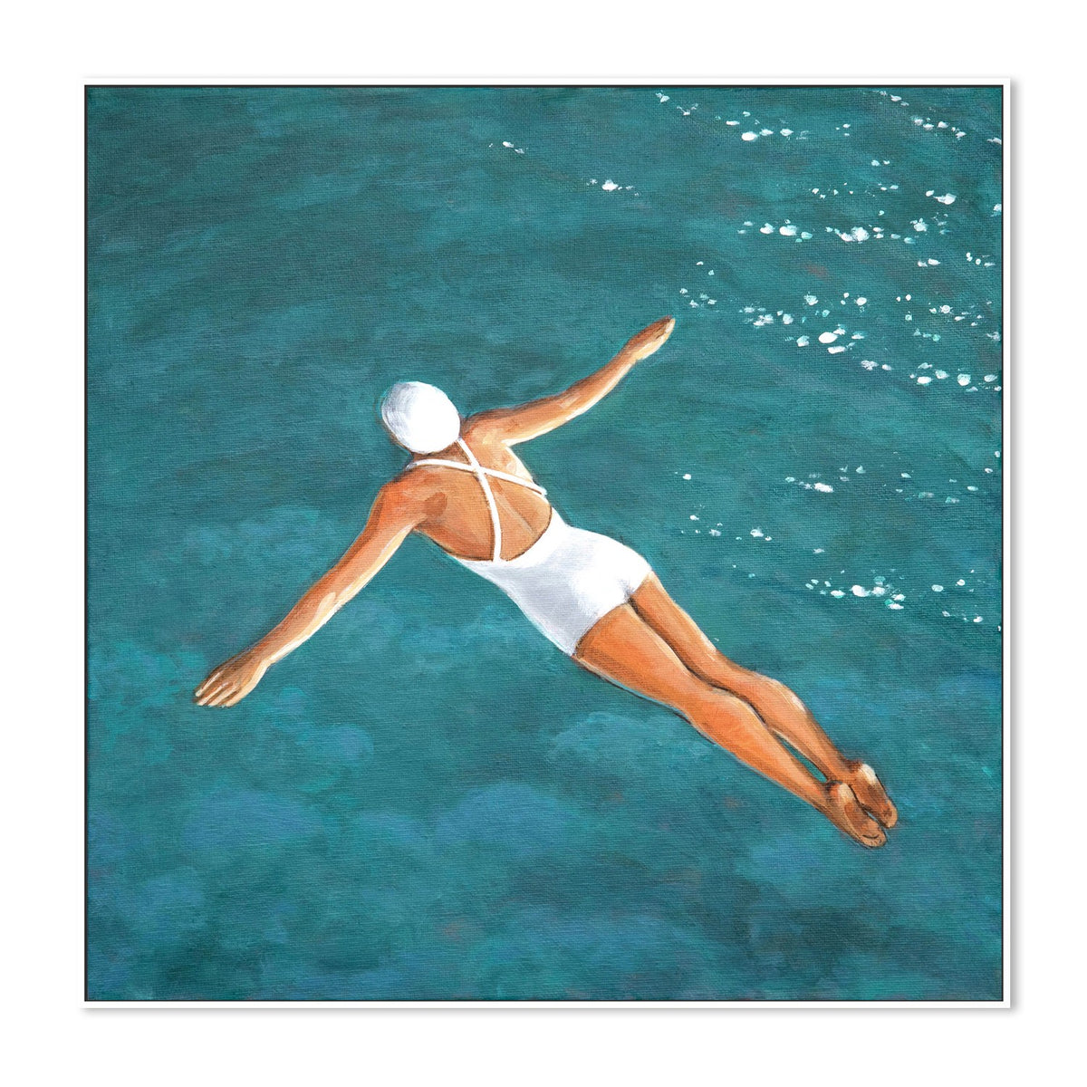 Diver above Water