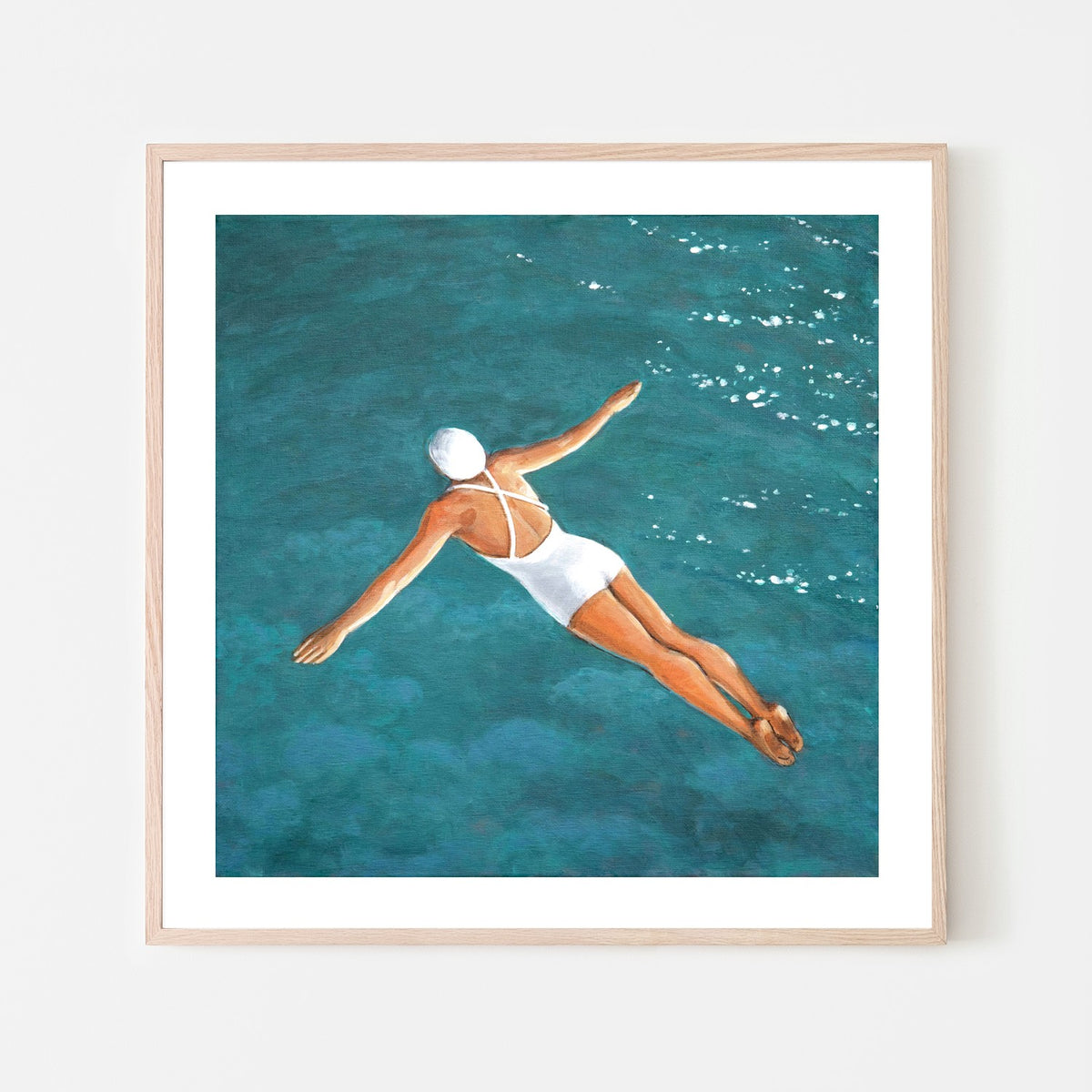 Diver above Water