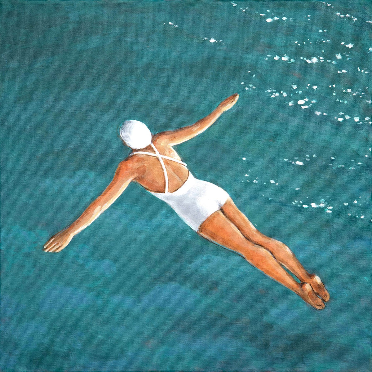 Diver above Water