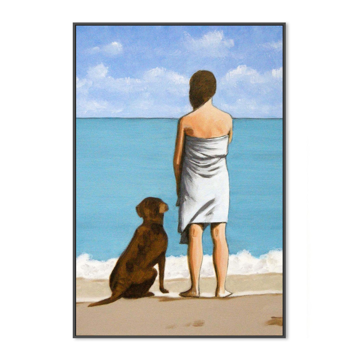 Woman With Dog