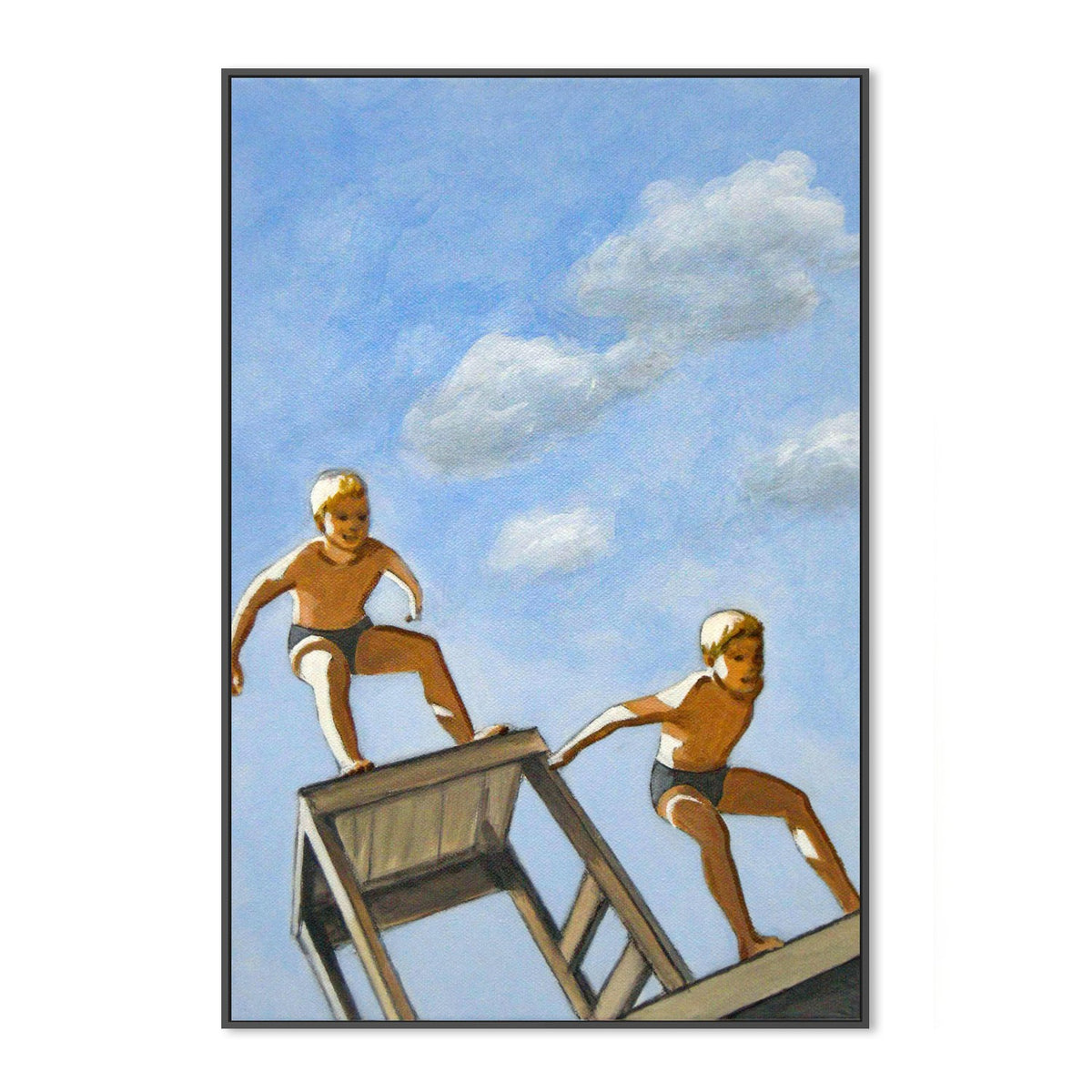 Two Diving Boys